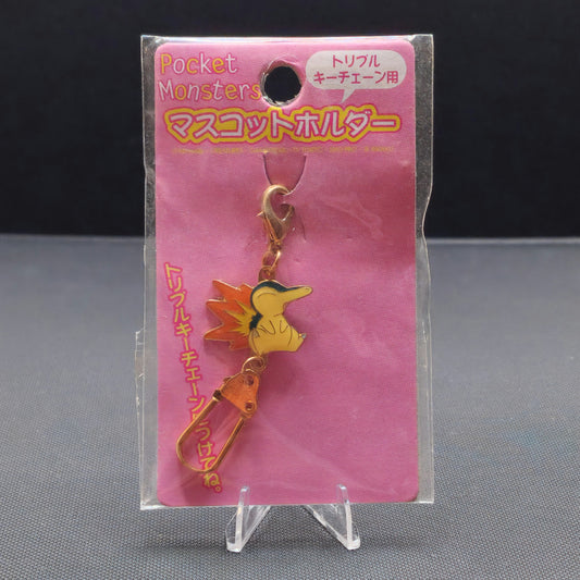 TOMY 2000 Metal Keyring/Key Charm - Cyndaquil