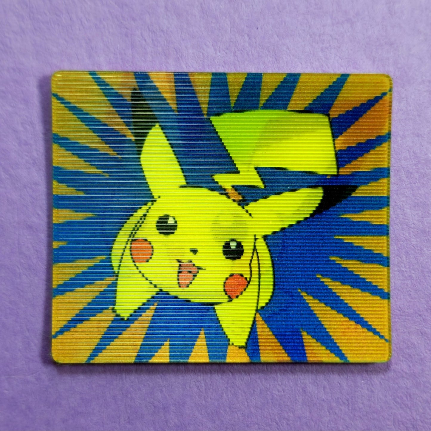 Meiji Zoom-Up Lenticular Seal - Pichu / Pikachu
