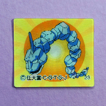 Meiji Zoom-Up Lenticular Seal - Onix / Steelix