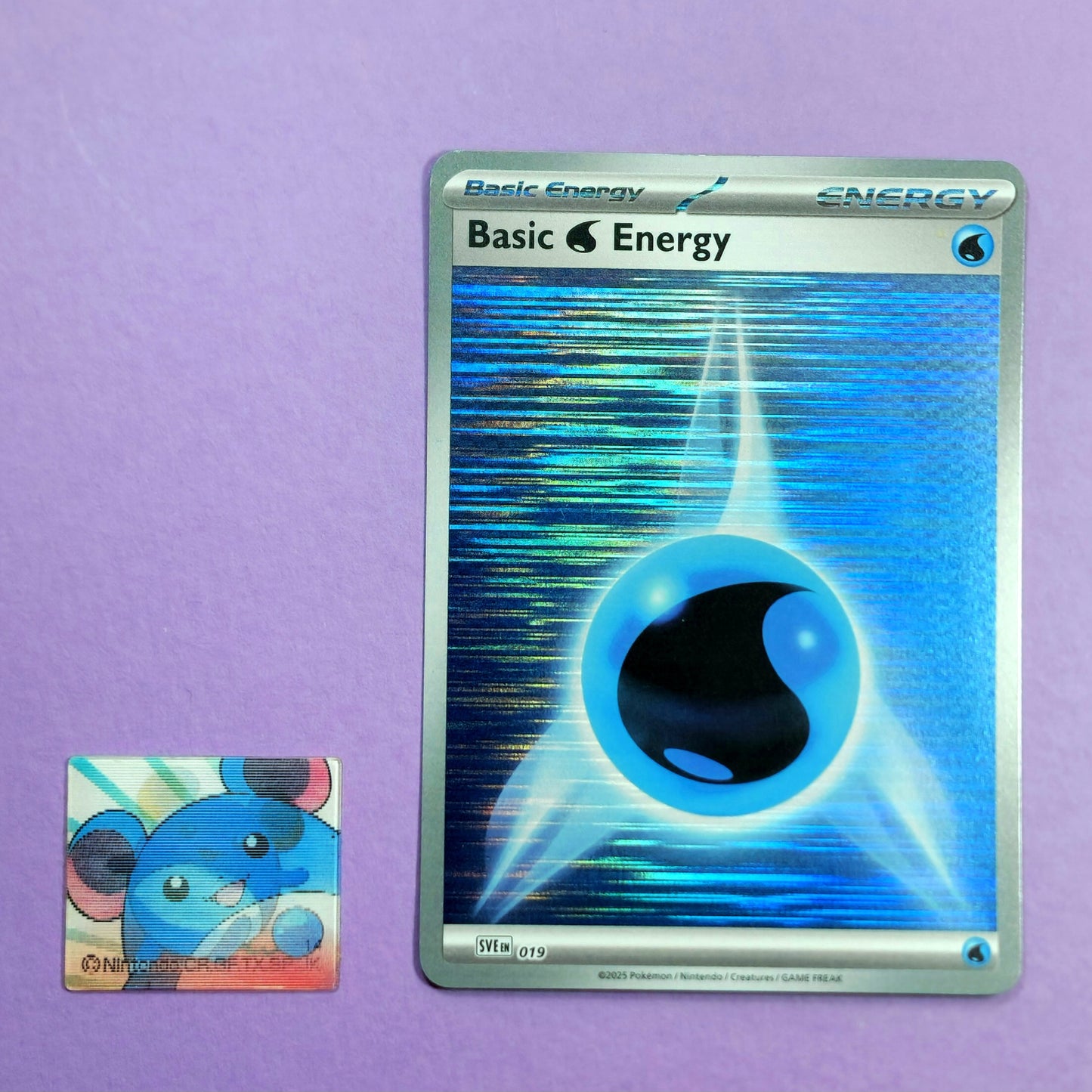 Meiji Zoom-Up Lenticular Seal - Marill