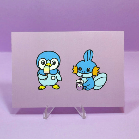 Pokemon Center 2020 'Nonbiri Life' - Mudkip & Piplup