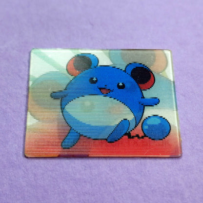 Meiji Zoom-Up Lenticular Seal - Marill