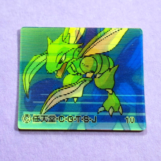 Meiji Zoom-Up Lenticular Seal - Scyther / Scizor
