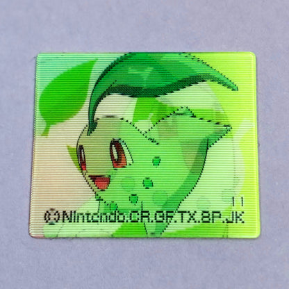 Meiji Zoom-Up Lenticular Seal - Chikorita